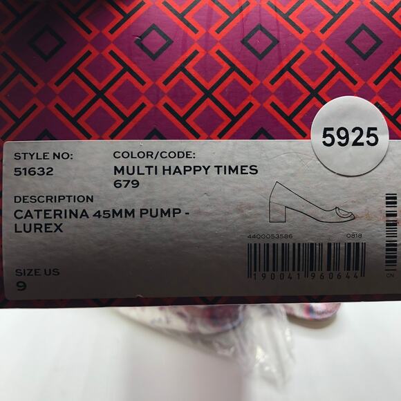 Tory Burch Caterina Multi Happy Times Ballerina Ballet Flats Size 9 M New - Picture 7 of 7